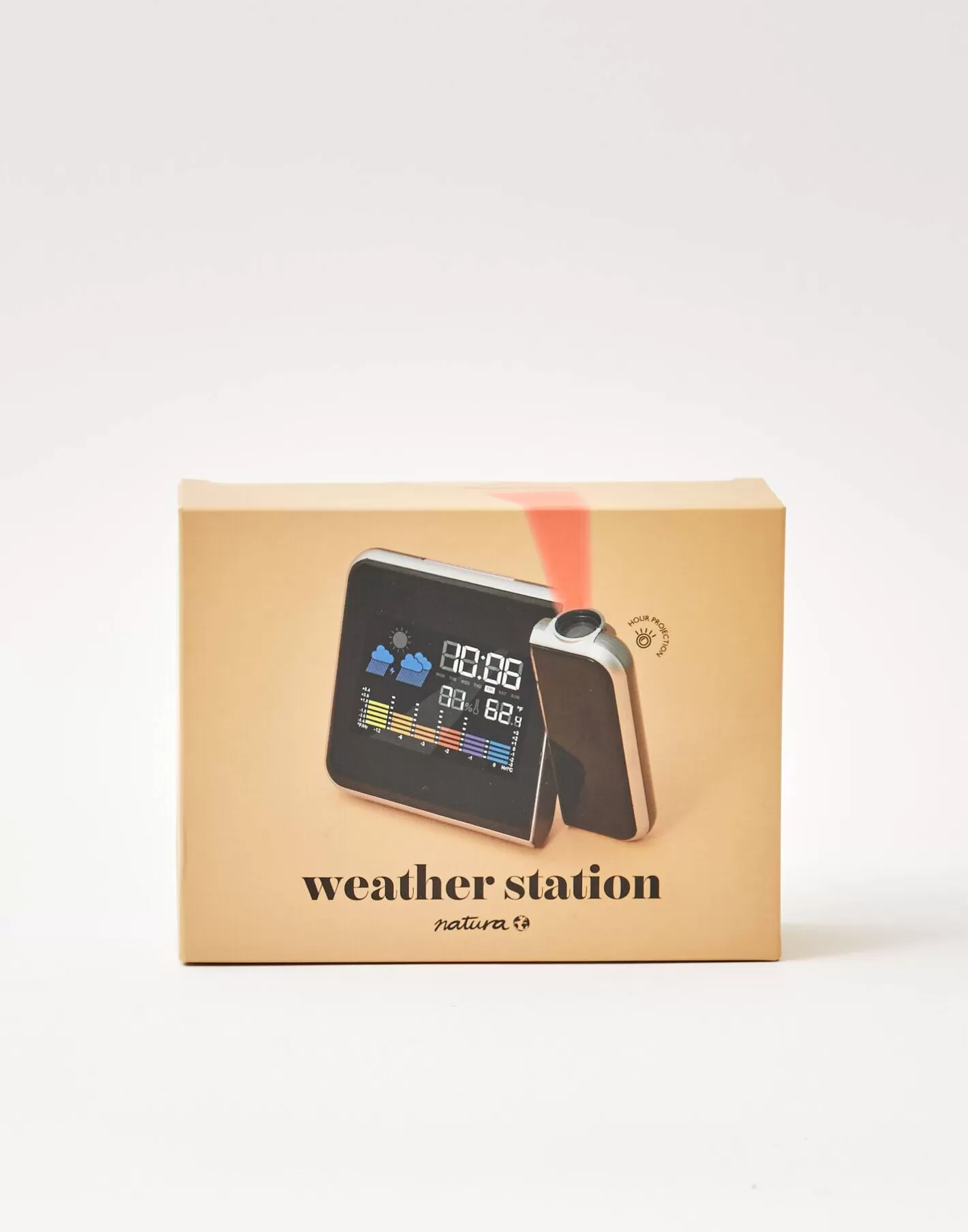 Natura Selection Alarm Clock With Weather Station And Projector