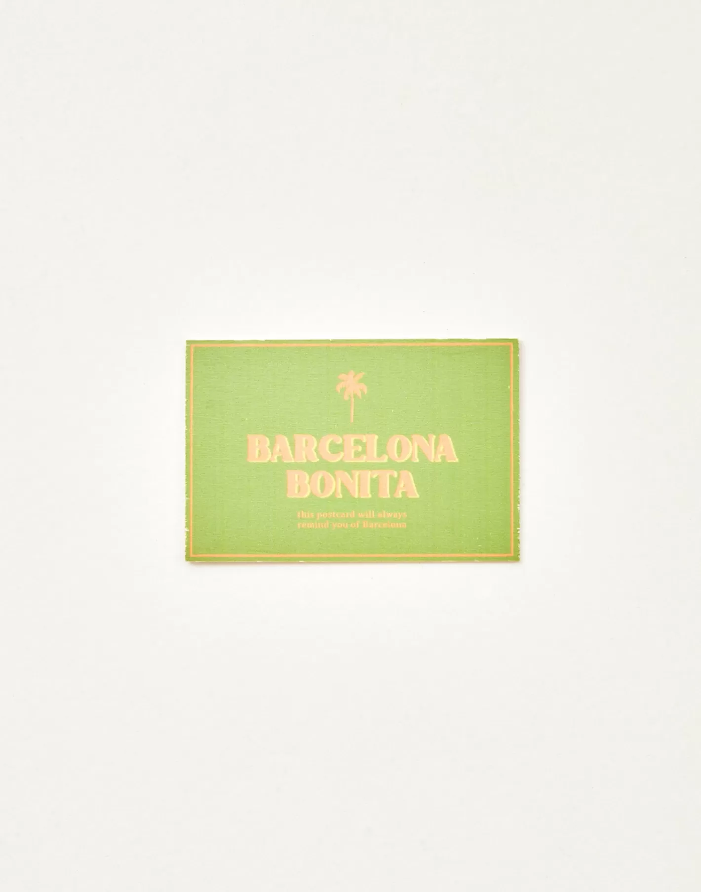 Natura Selection Barcelona Bonita Wooden Postcard