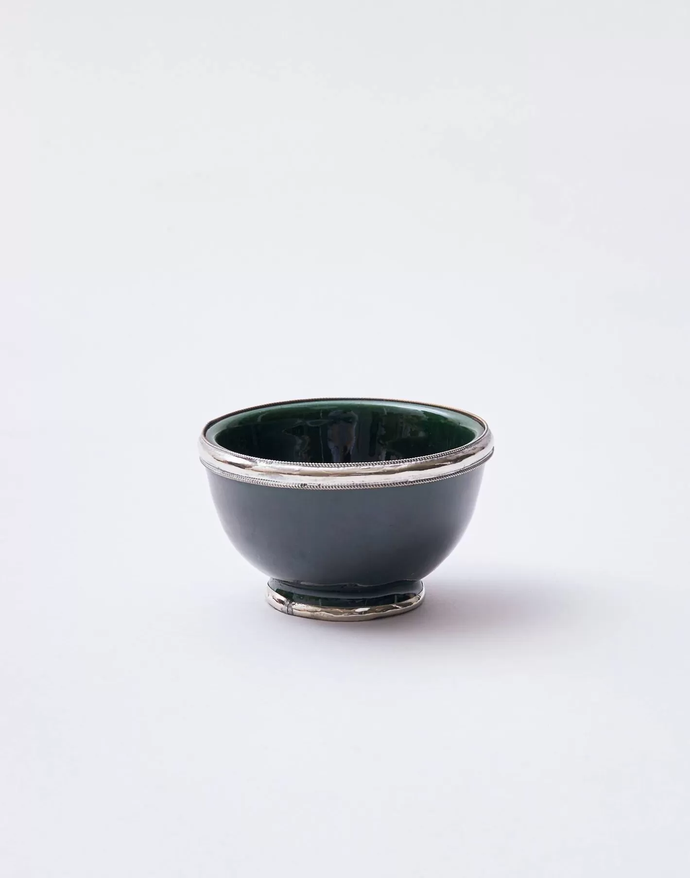 Natura Selection Bowl With Silver Trim