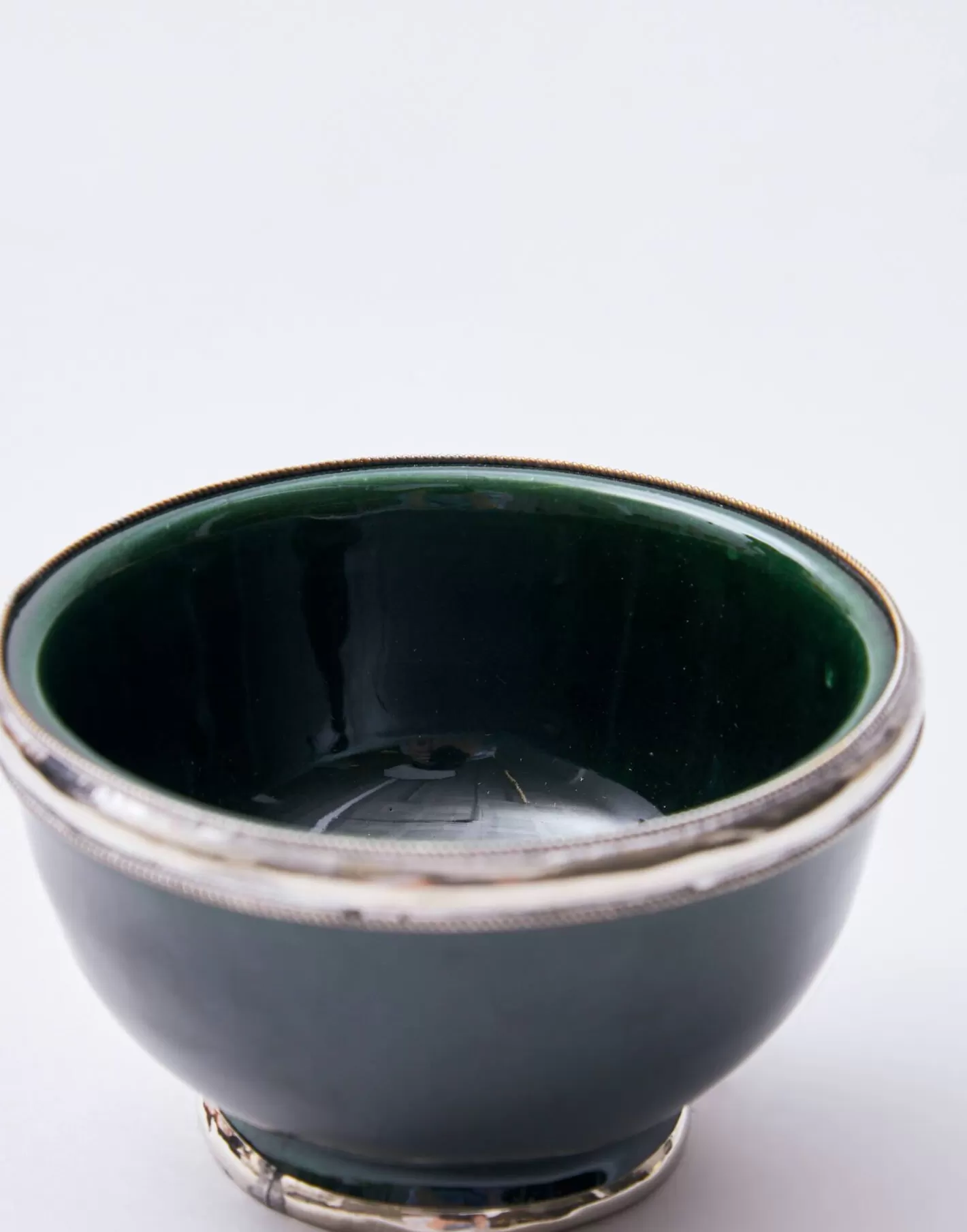 Natura Selection Bowl With Silver Trim