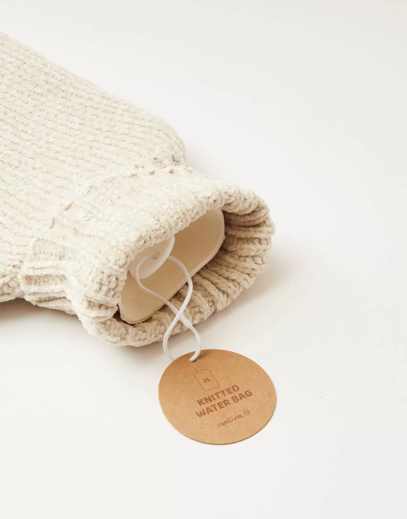 Natura Selection Chenille Hot Water Bottle