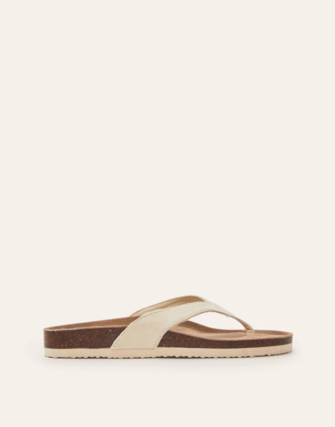 Natura Selection Ergonomic Canvas Toe Sandal