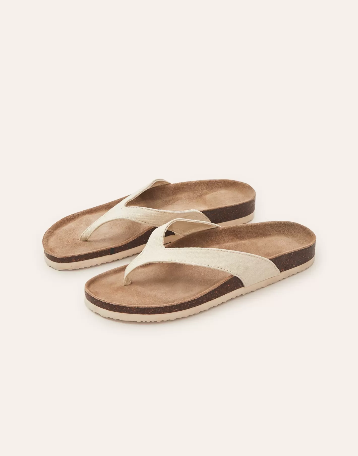 Natura Selection Ergonomic Canvas Toe Sandal