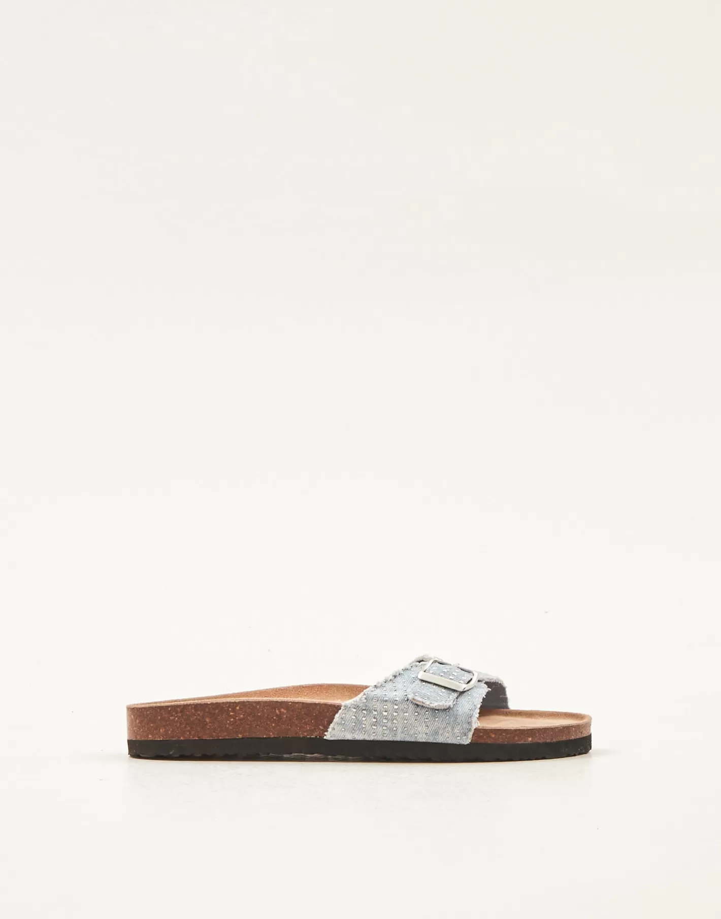 Natura Selection Ergonomic Denim Slide Sandal