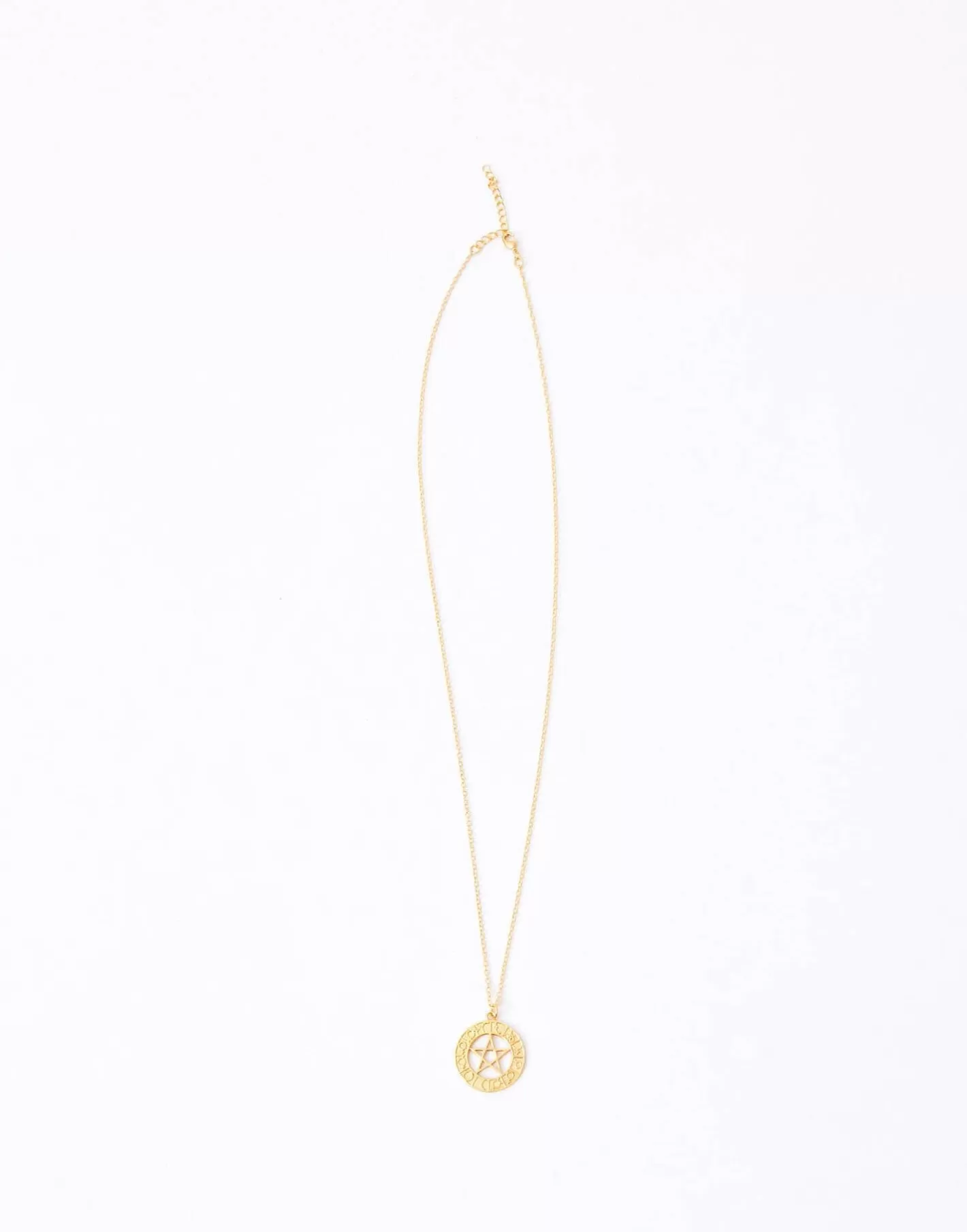 Natura Selection Gold Bathroom Zodiac Necklace