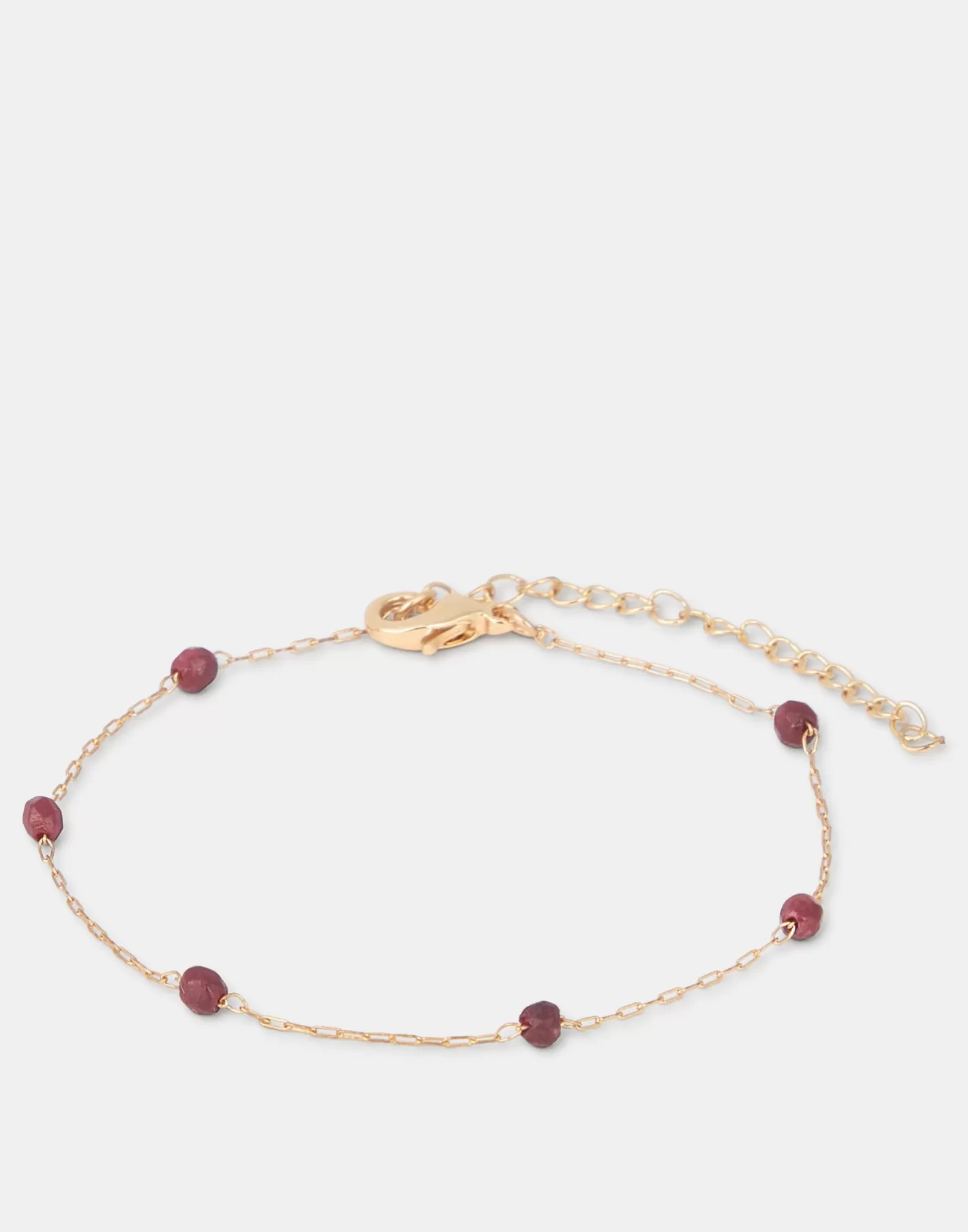 Natura Selection Gold Bracelet With Color Beads