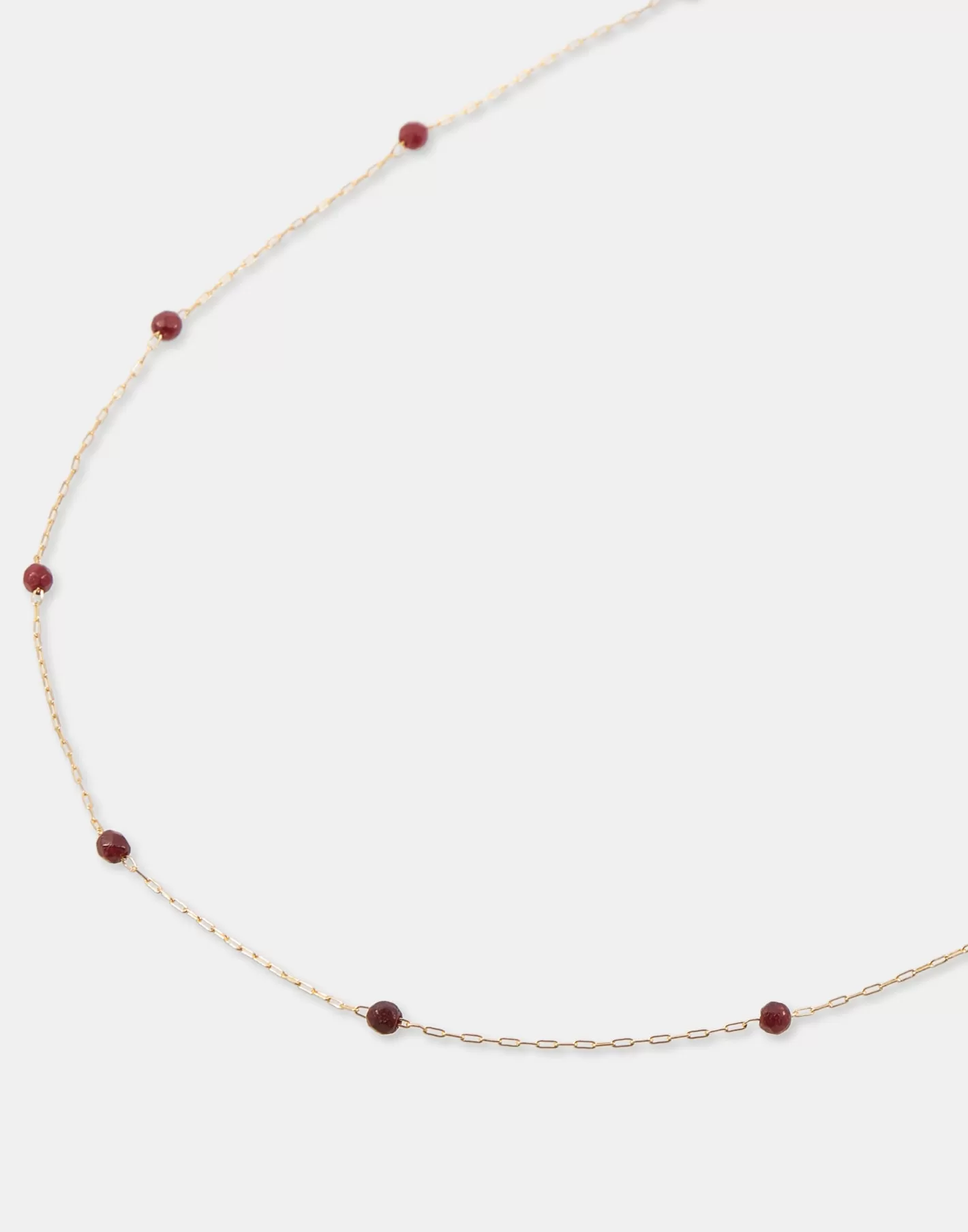 Natura Selection Gold Necklace With Color Stones