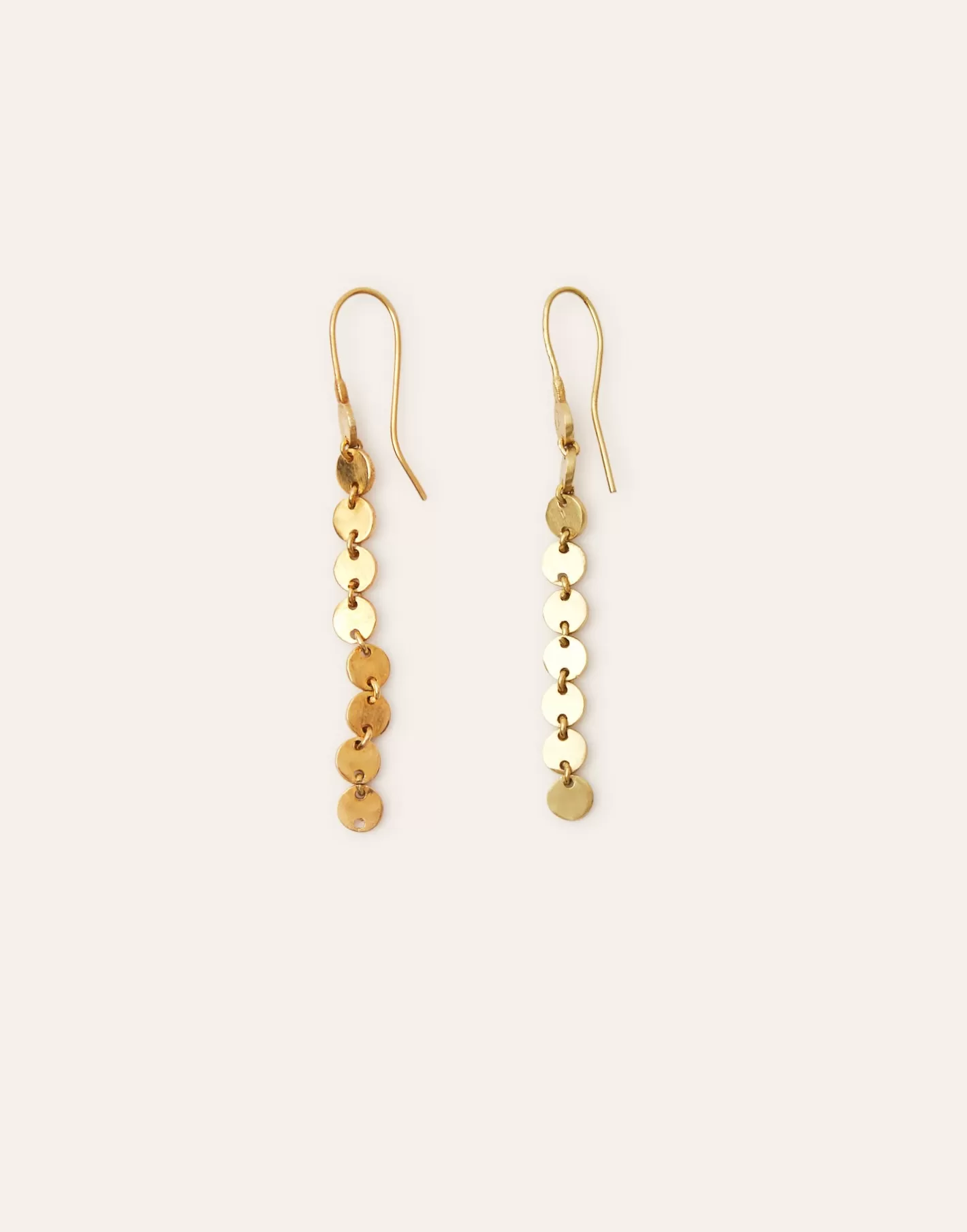 Natura Selection Long Circle Earrings