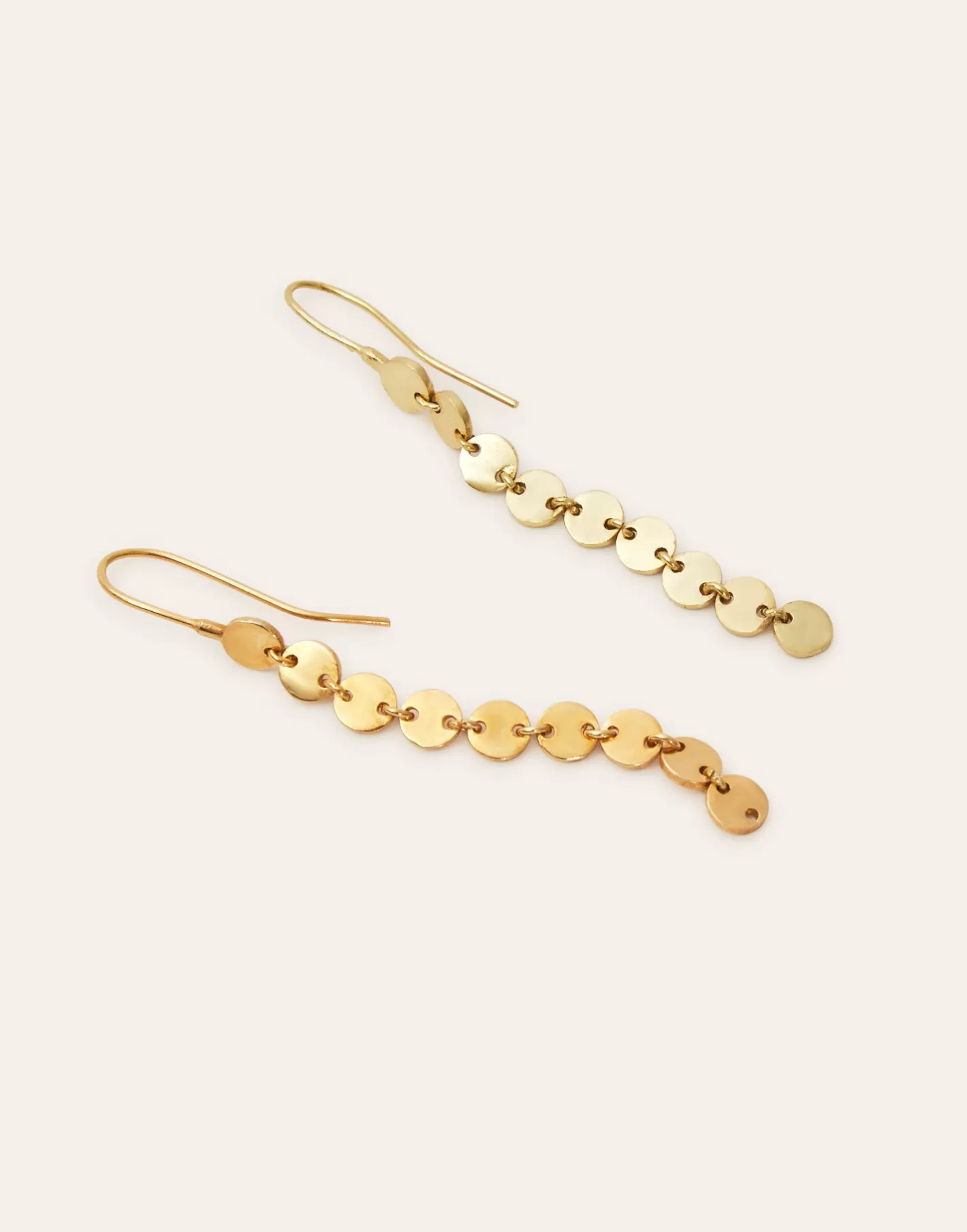 Natura Selection Long Circle Earrings