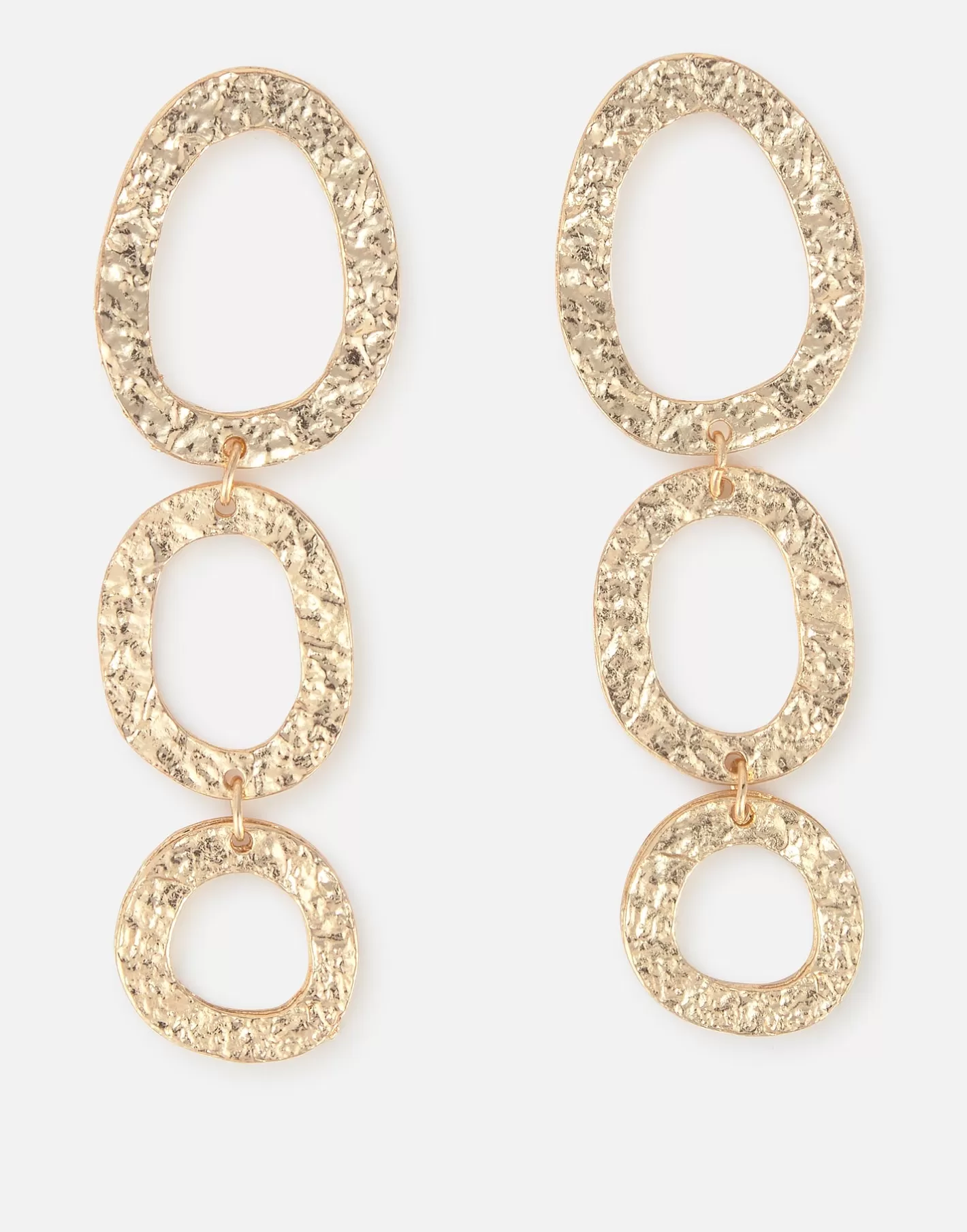 Natura Selection Long Oval Hoop Earrings