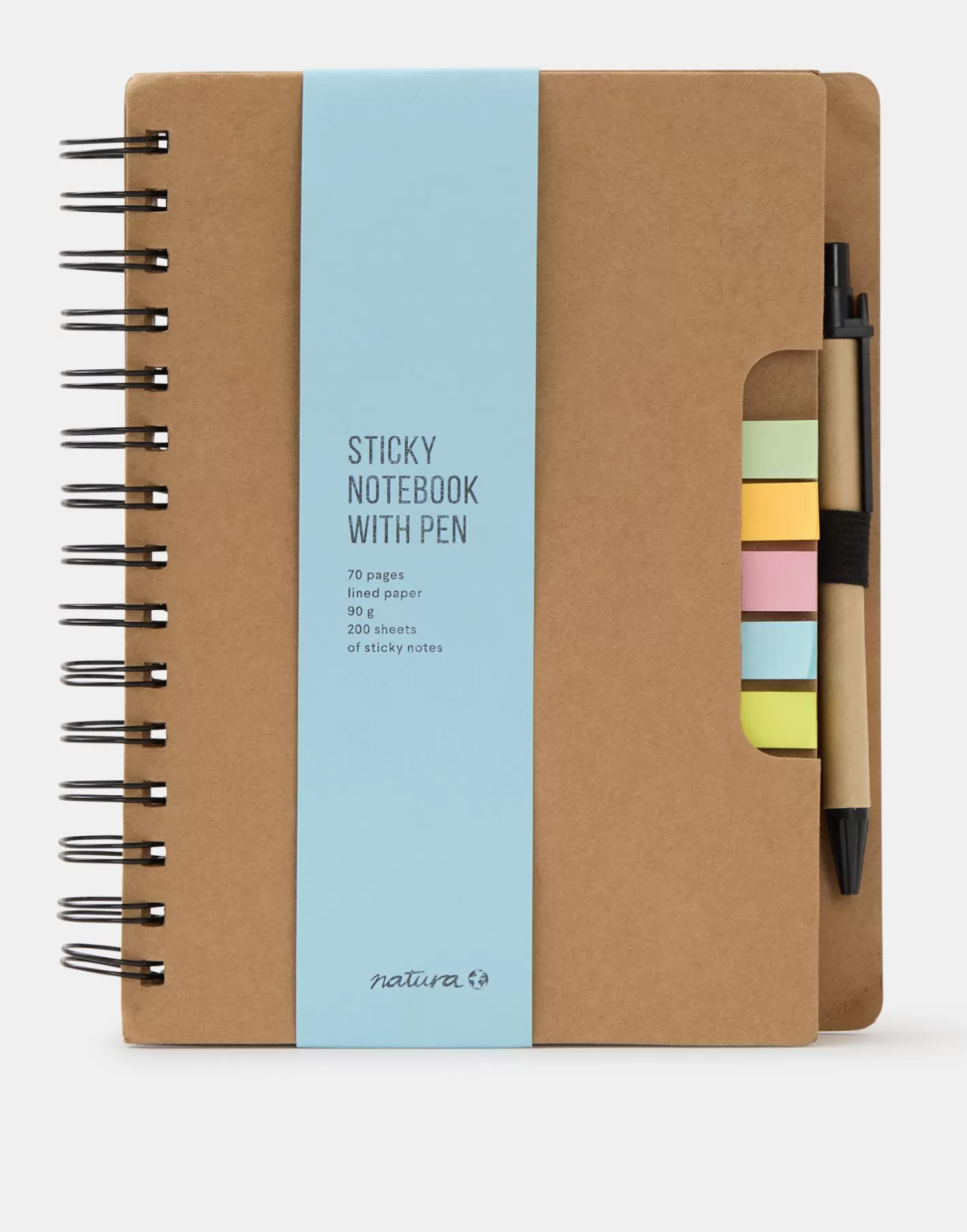 Natura Selection Notebook With Sticky Notes