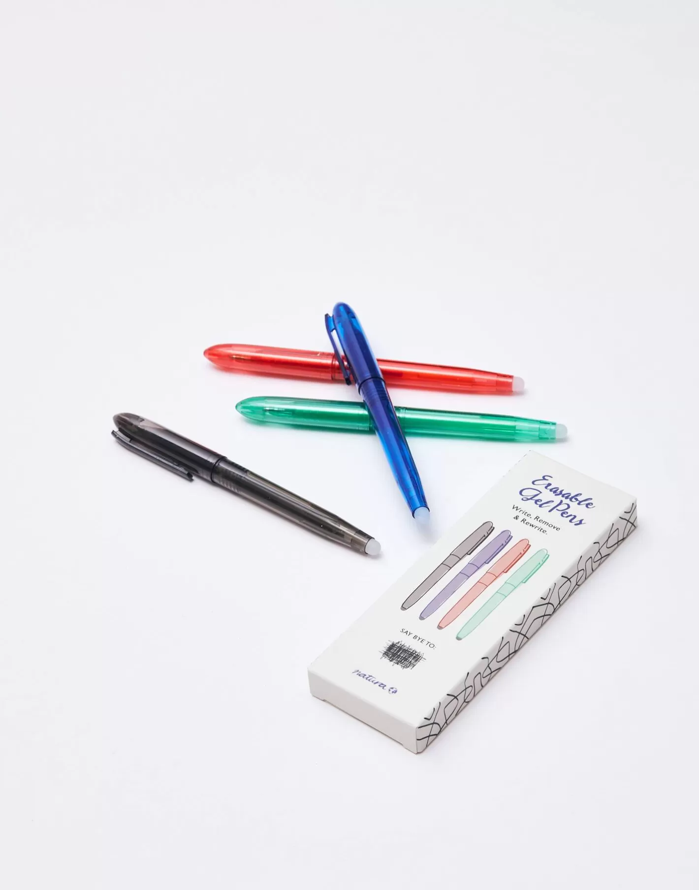 Natura Selection Pack Of 4 Erasable Pens