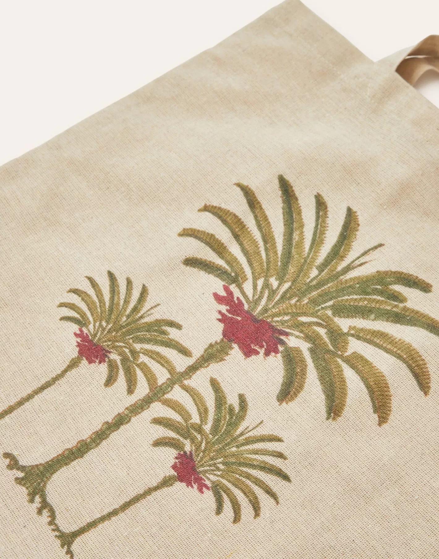 Natura Selection Palm Linen Bag