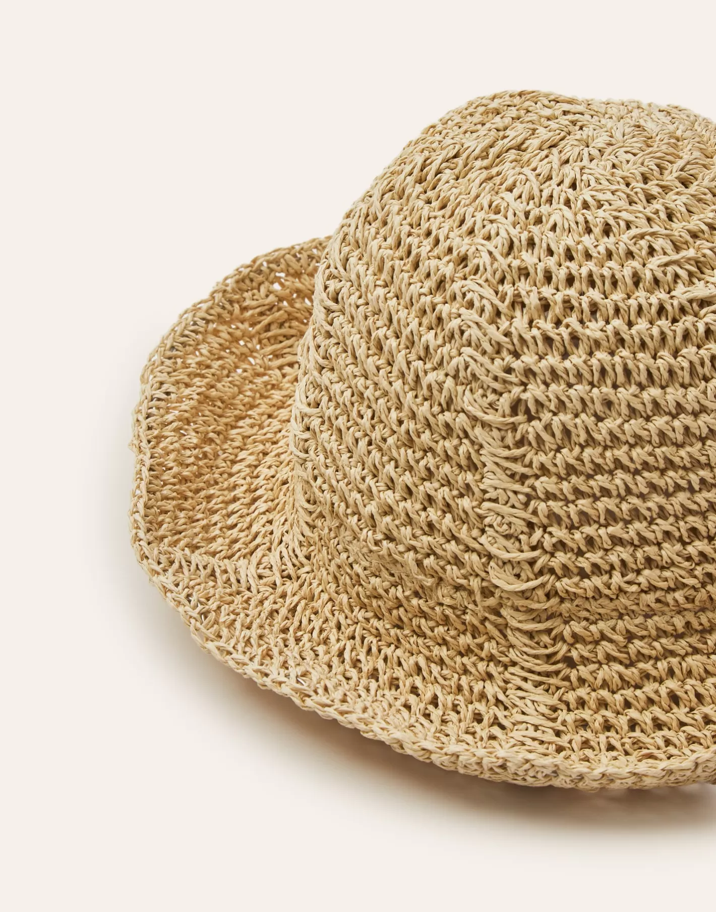 Natura Selection Plain Beige Bucket Hat