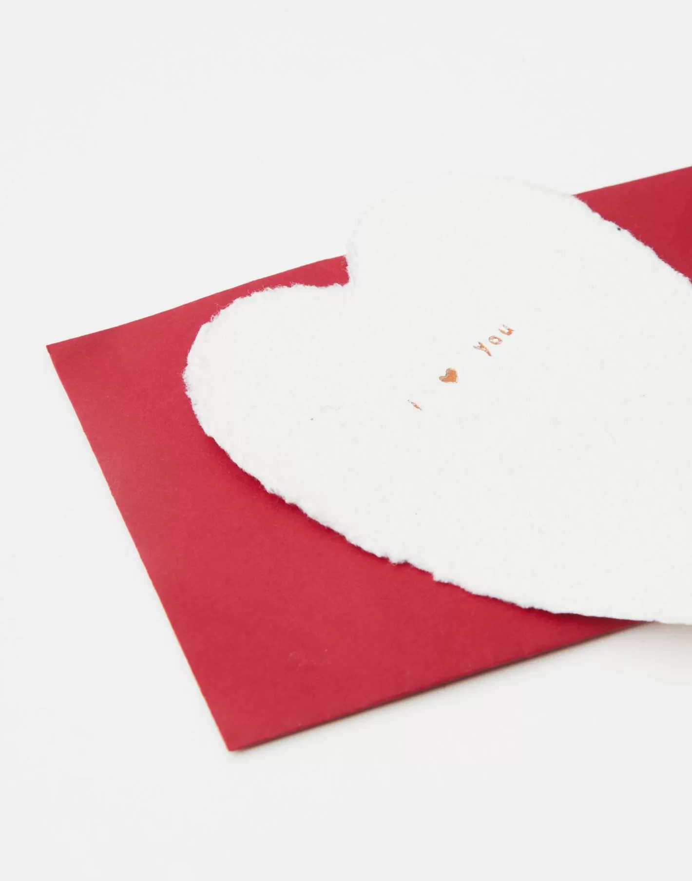 Natura Selection Recycled Paper Mini Heart-shaped Postcard