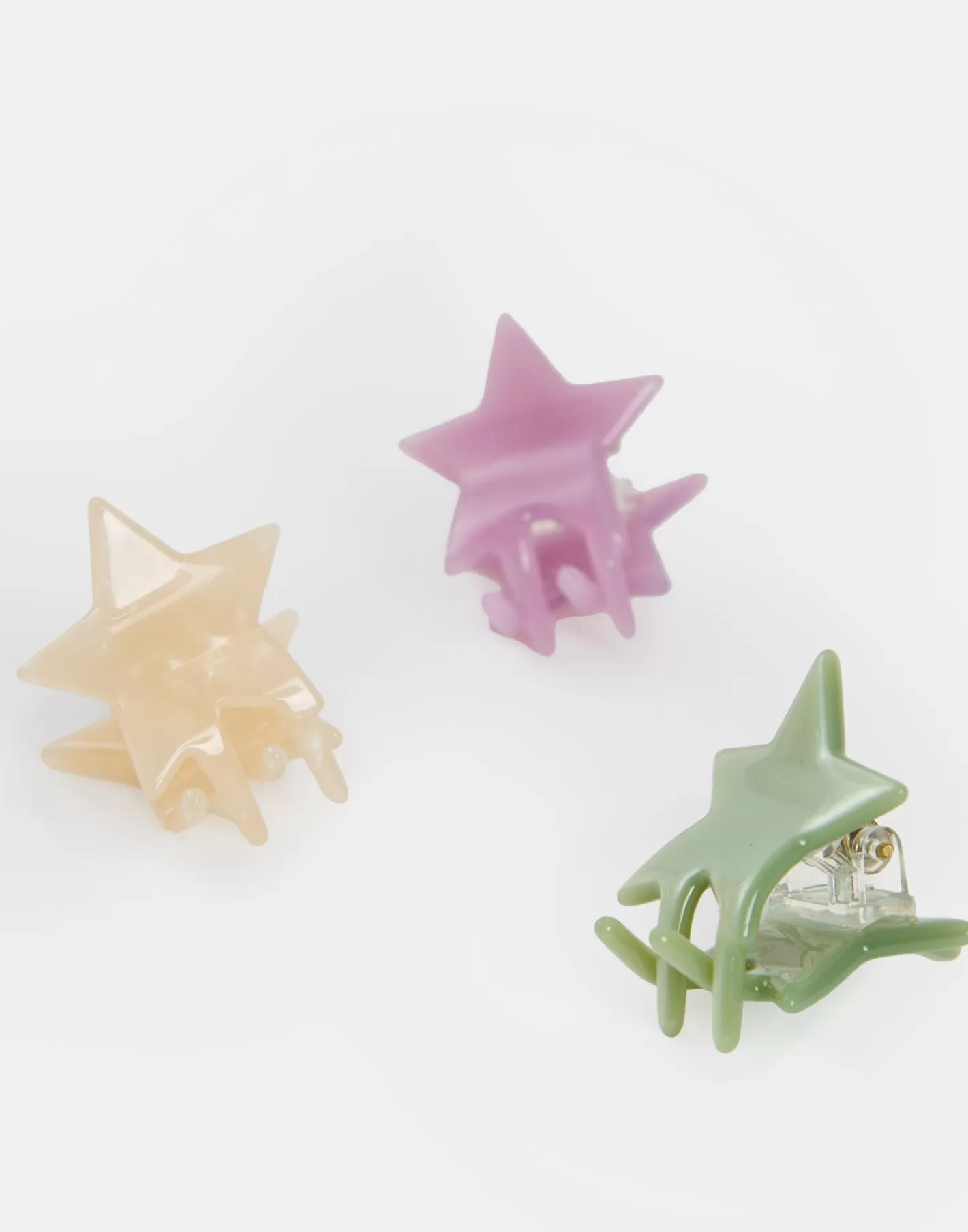 Natura Selection Set Of 3 Star Hair Clips