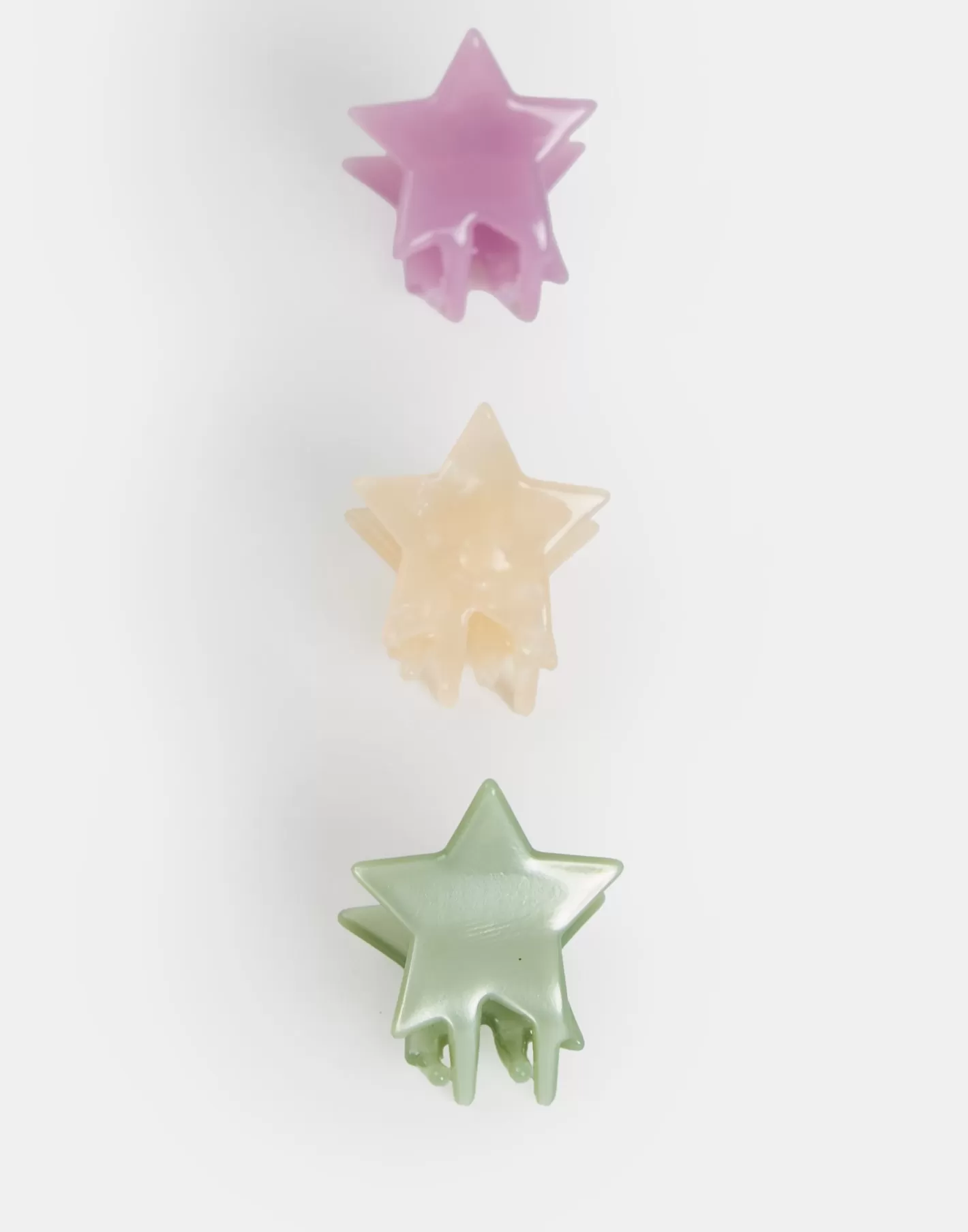 Natura Selection Set Of 3 Star Hair Clips