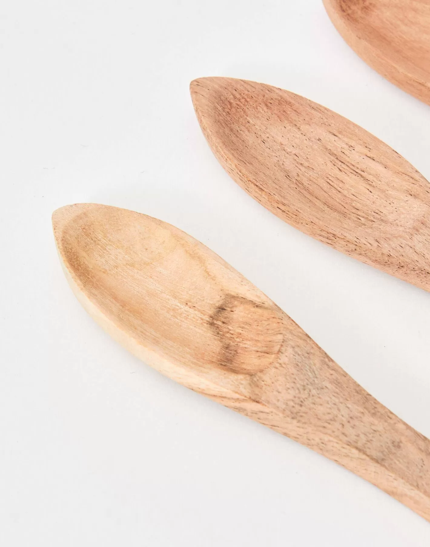 Natura Selection Set Of 3 Wooden Teaspoons