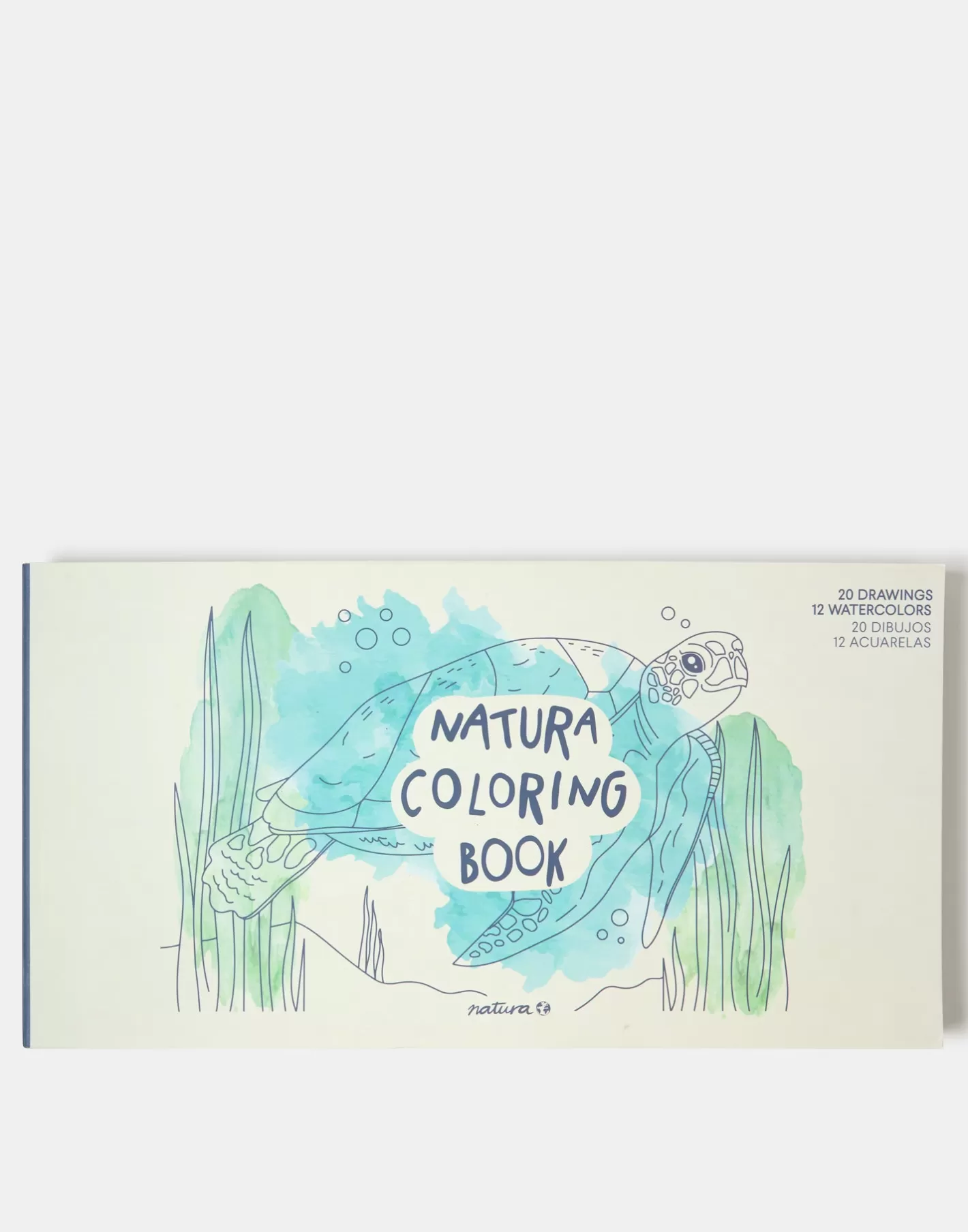 Natura Selection Set With Watercolor Book And Watercolors