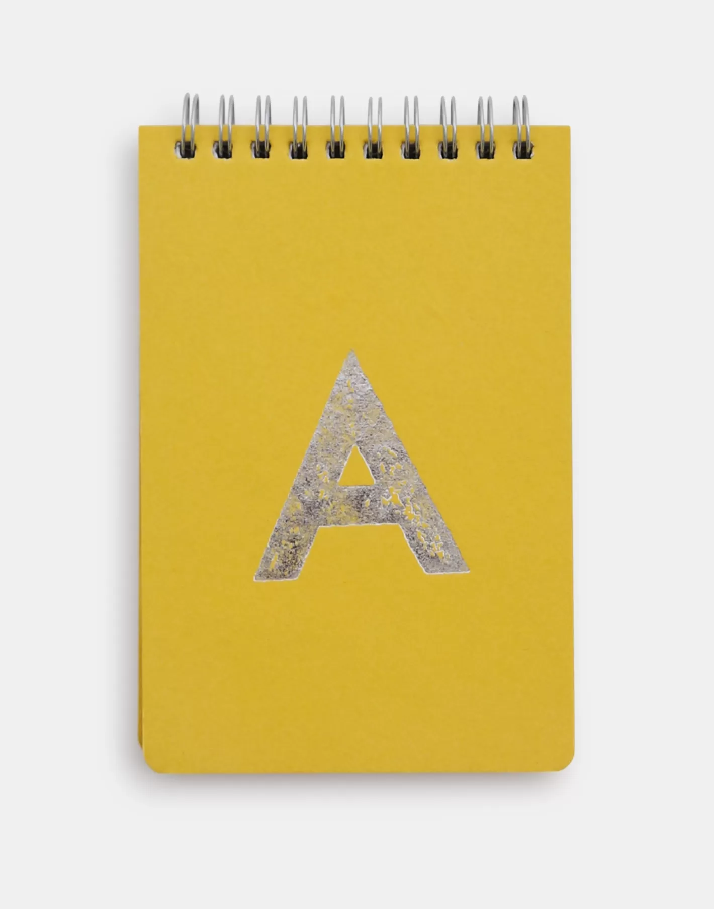 Natura Selection Silver Alphabet Notebook