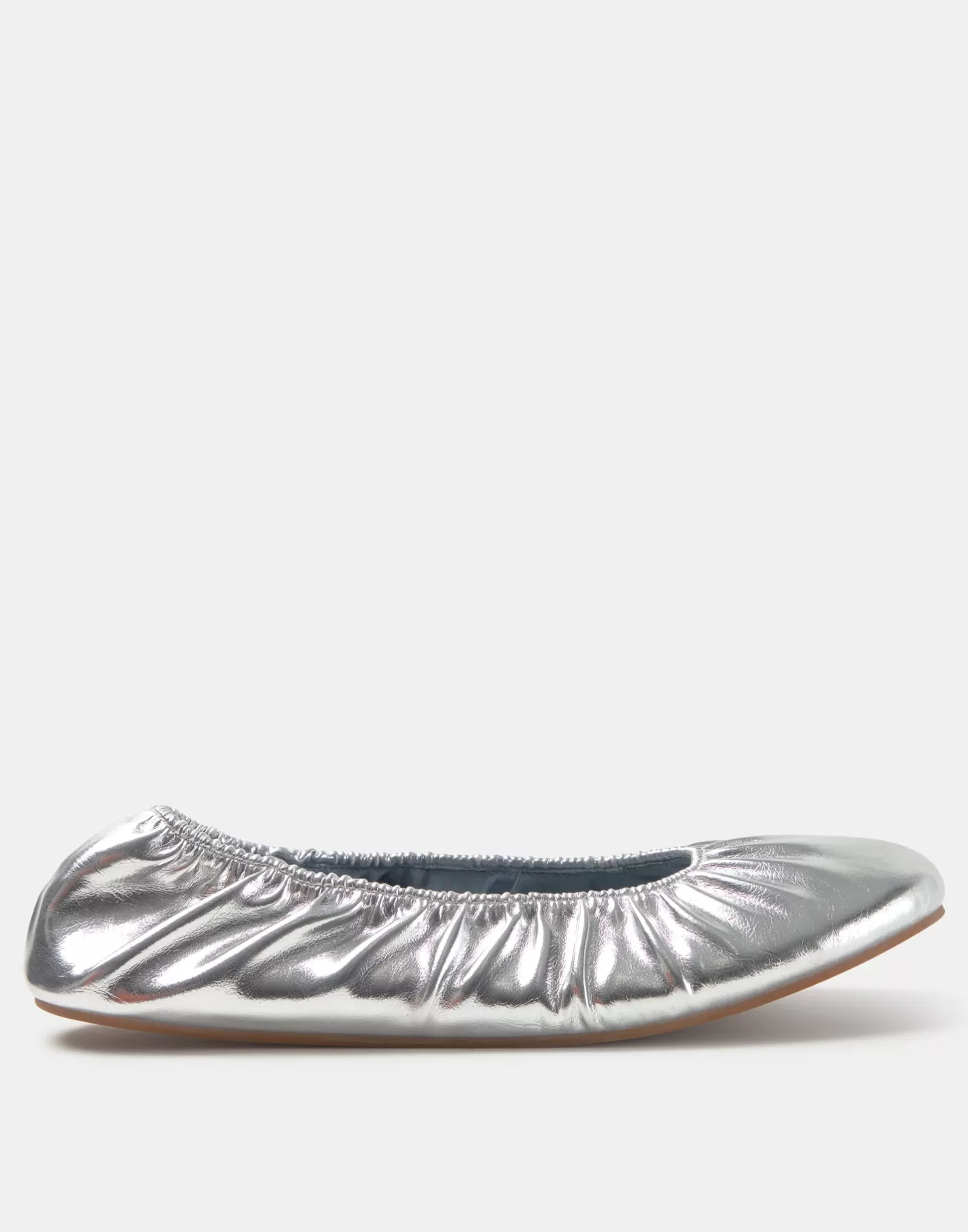 Natura Selection Silver Ballet Flats