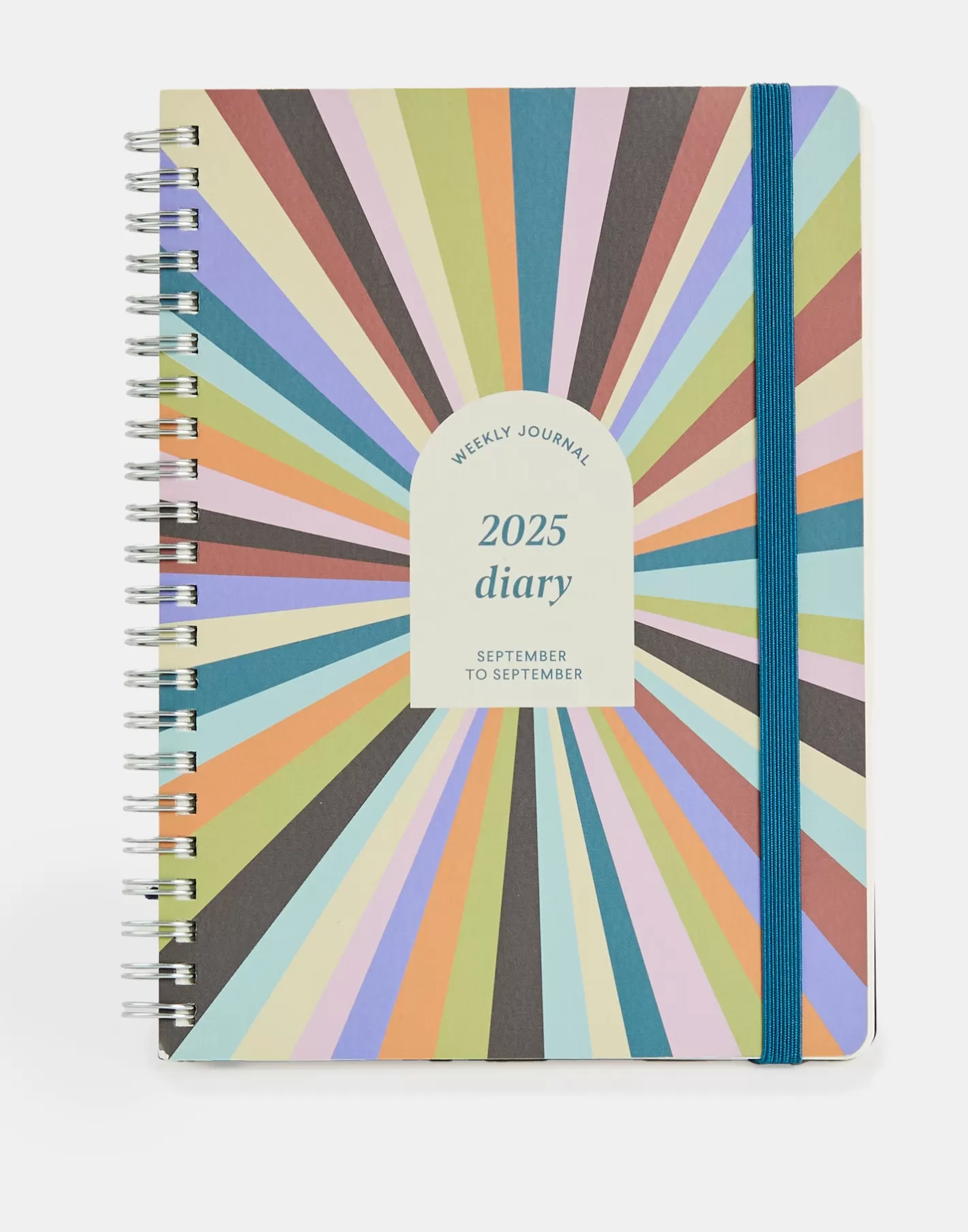 Natura Selection Stripes Week-view School Planner 2024-2025