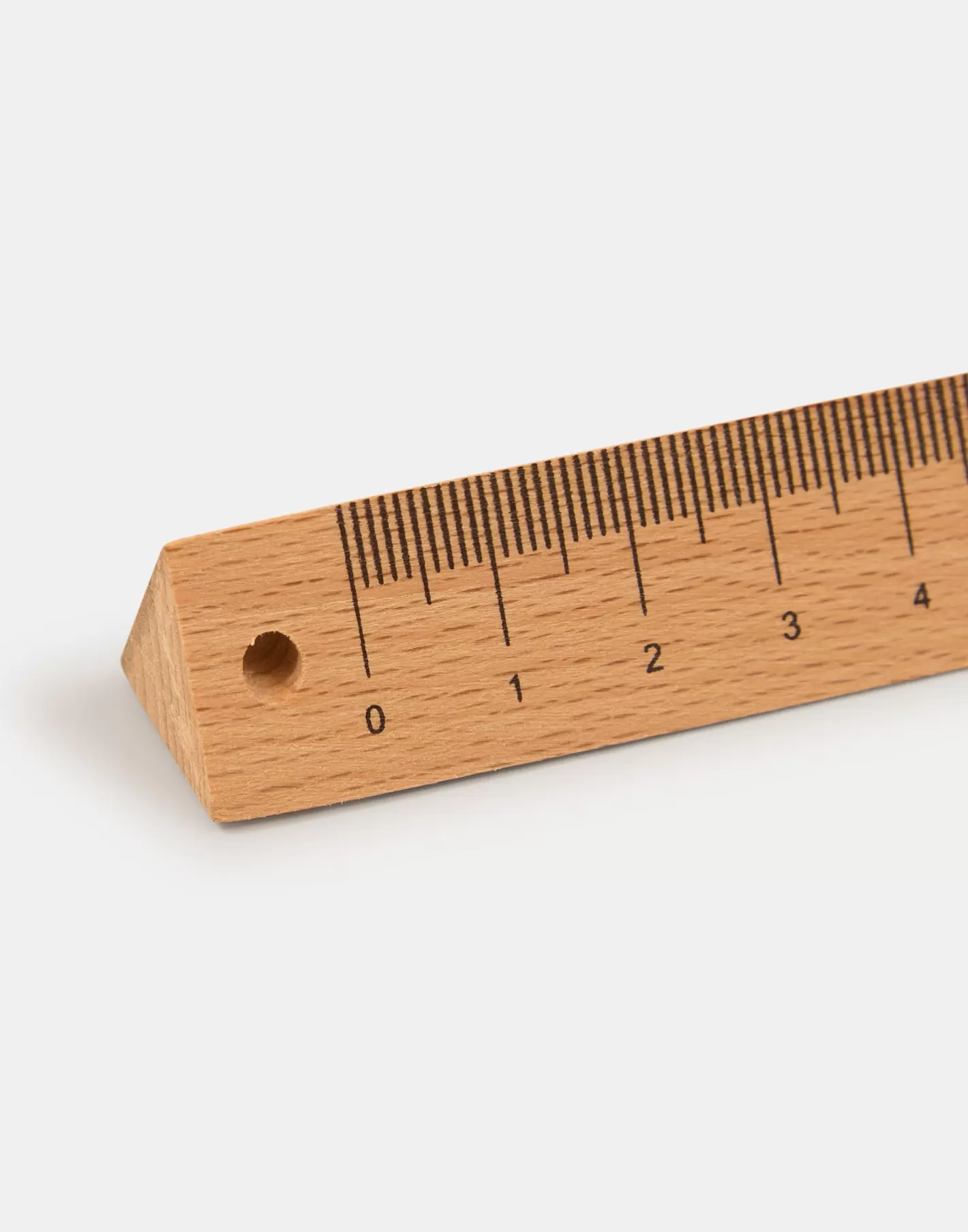 Natura Selection Triangular Wooden Ruler 30 Cm